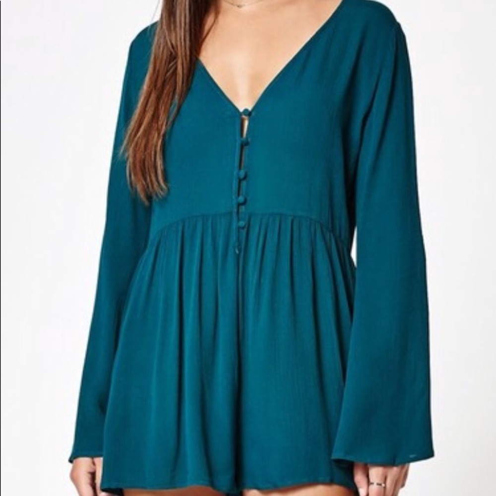 Kendall and Kylie green romper